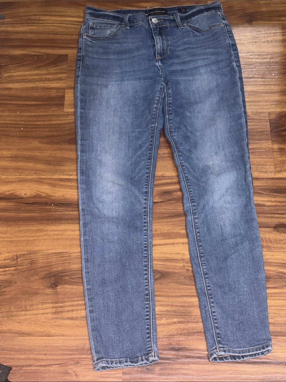 Lucky Brand Women's Faded Blue Skinny Jeans